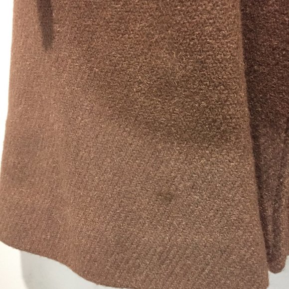 VINTAGE MALANSON LONG WOOL BELTED COATS SIZE M - Picture 7 of 9